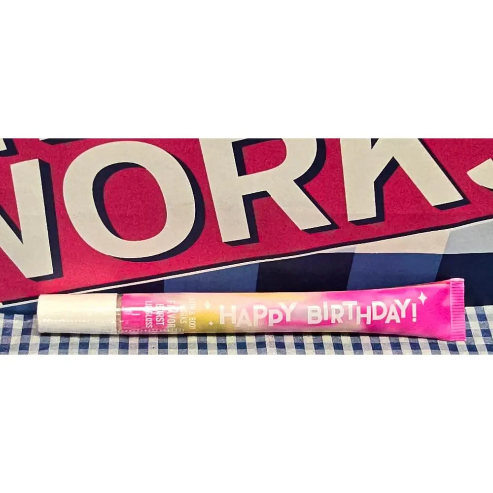 BBW HAPPY BIRTHDAY Vanilla Flavor Burst Lip Gloss